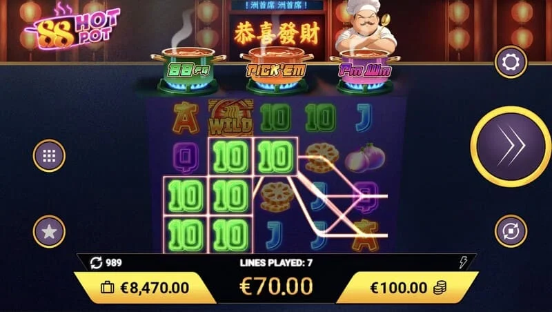 88 Hot Pot - big payout in the base game